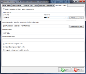 Glace Space Portable Server screenshot 9