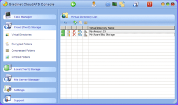 Gladinet CloudAFS 32-bit screenshot