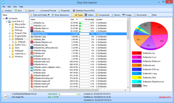 Glary Disk Explorer screenshot