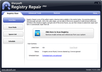 Glary Registry Repair screenshot