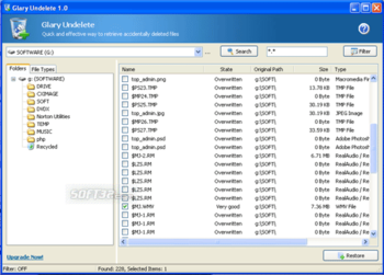 Glary Undelete screenshot 2