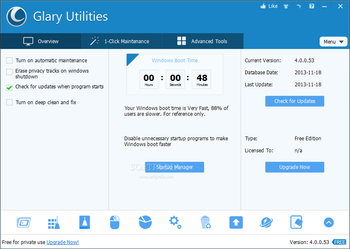 Glary Utilities screenshot