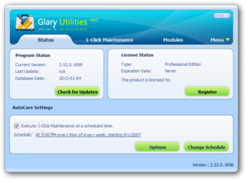 Glary Utilities screenshot 3
