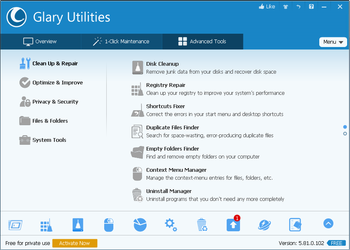 Glary Utilities screenshot 3