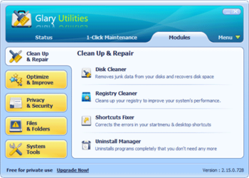 Glary Utilities Portable screenshot 2