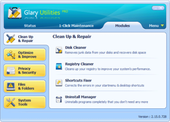 Glary Utilities PRO screenshot