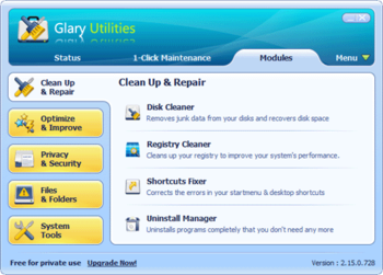 Glary Utilities Slim screenshot