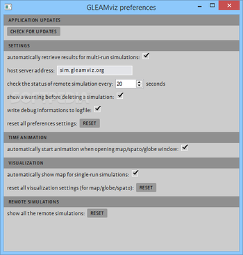 GLEAMviz Simulator screenshot 4