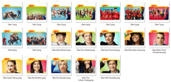 Glee Folder Icon screenshot