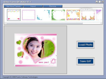 Glitter Frame GIF Maker screenshot 2