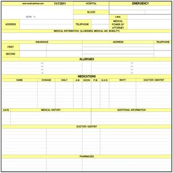 Global MedicalSheet screenshot
