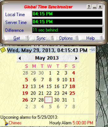 Global Time Synchronizer screenshot
