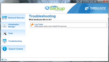GlobalSCAPE CuteBackUp screenshot 4