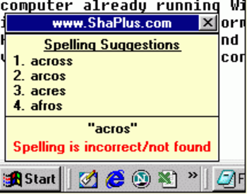 GlobalSpellChecker screenshot 3