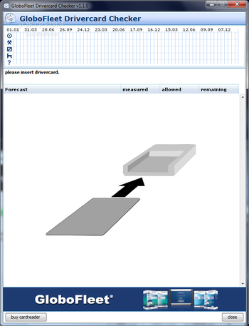 GloboFleet Drivercard Checker screenshot 2