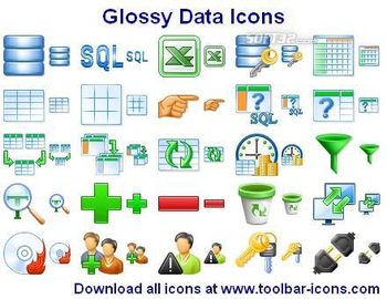 Glossy Data Icons screenshot 2