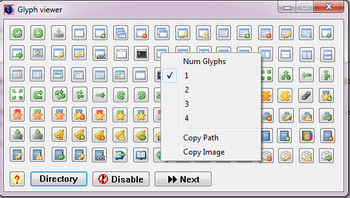 Glyph Viewer screenshot 2