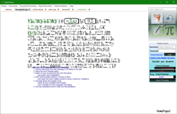 GlyphViewer screenshot