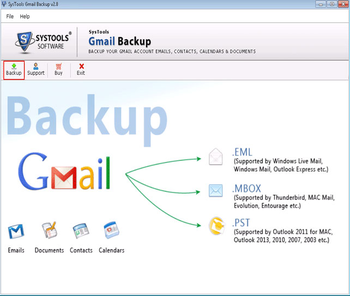 Gmail Backup Tool screenshot