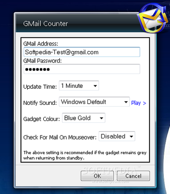 Gmail Counter screenshot 2