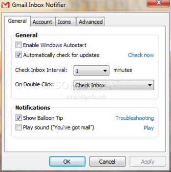Gmail Inbox Notifier screenshot 3