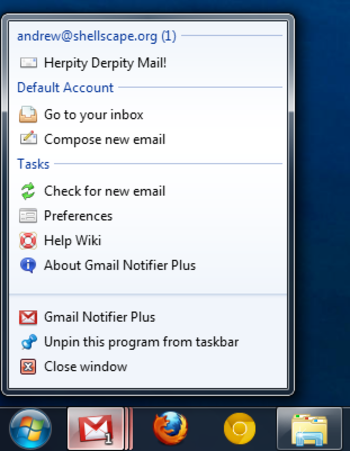 Gmail Notifier Plus screenshot