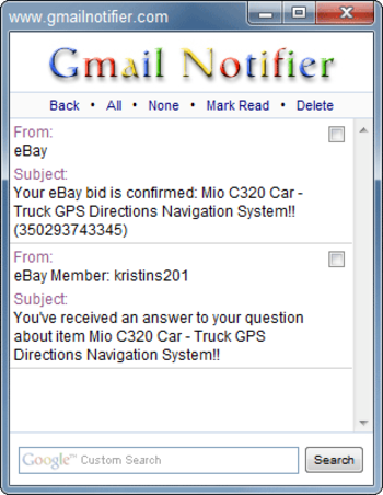 Gmail Notifier screenshot 8