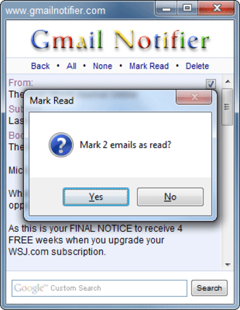 Gmail Notifier screenshot 9