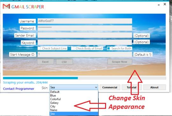Gmail Scraper screenshot 2