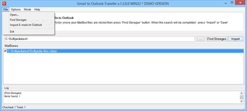 Gmail to Outlook Transfer screenshot 2