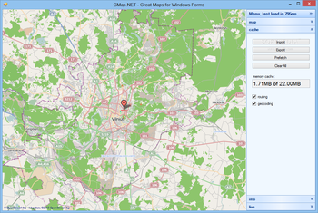 GMap.NET screenshot 2