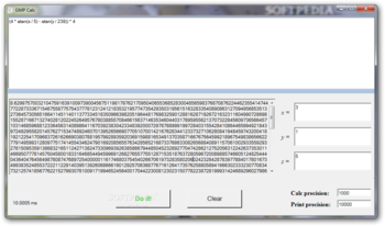 GMP Calc screenshot