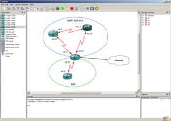 GNS3 screenshot