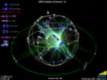 GNSS Constellation Screensaver screenshot