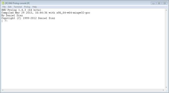 GNU Prolog  screenshot