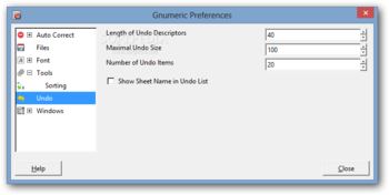 Gnumeric Portable screenshot 15