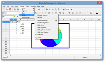 Gnumeric Portable screenshot 6