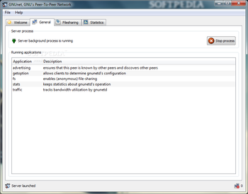 GNUnet screenshot