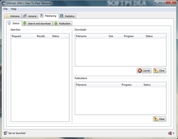 GNUnet screenshot 2