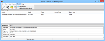 GnuPG Shell screenshot 6