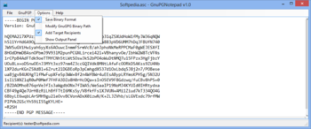 GnuPGNotepad screenshot 2