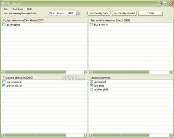 Goal Aware 2007 screenshot 3