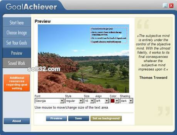 GoalAchiever screenshot