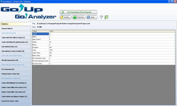Go.Analyzer screenshot