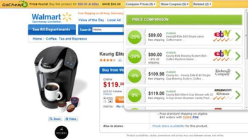 GoCheapR for Internet Explorer screenshot
