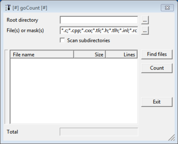 goCount screenshot