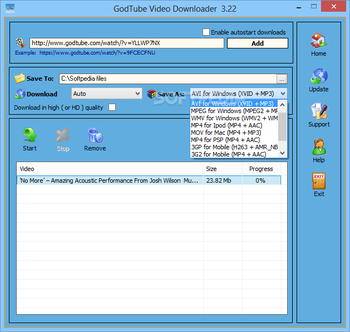 Godtube Video Downloader screenshot