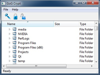 GogCrypt screenshot