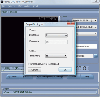 Gogo DVD To PSP Converter screenshot 2