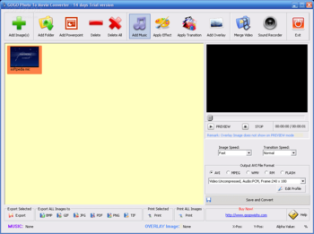 GOGO Photo To Movie Converter screenshot